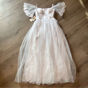 NWT Mingda’s White Wedding Dress